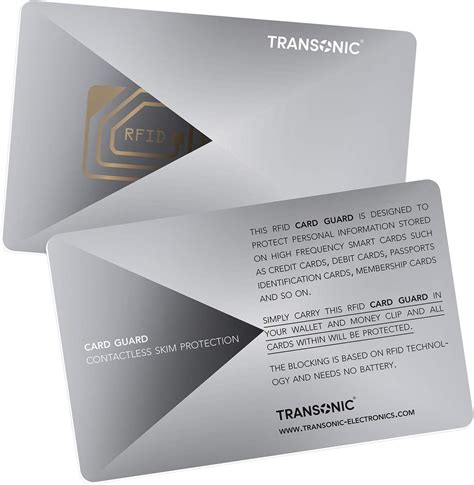 Transonic® RFID/NFC Blocking Card 